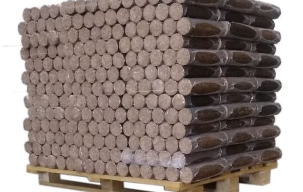 Holzbriketts Laubholz – Palette mit 1 Tonne