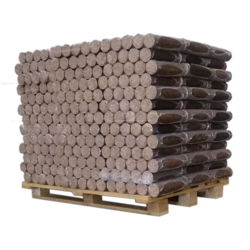 Holzbriketts Laubholz – Palette mit 1 Tonne