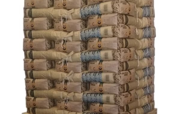 Holzpellets Badger – Palette mit 65 Säcken à 15 kg