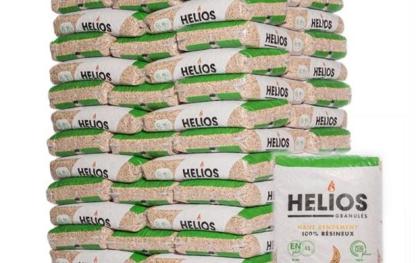 Holzpellets Helios – Palette mit 65 Säcken à 15 kg