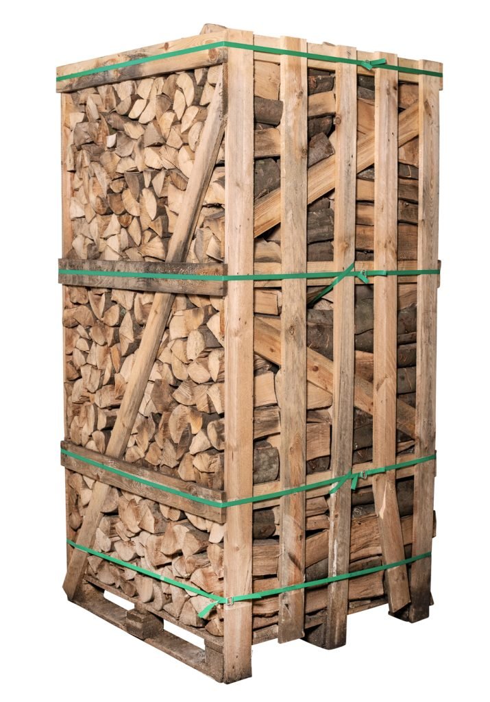Brennholz Buche 25 cm – 1,9 Raummeter, Palette