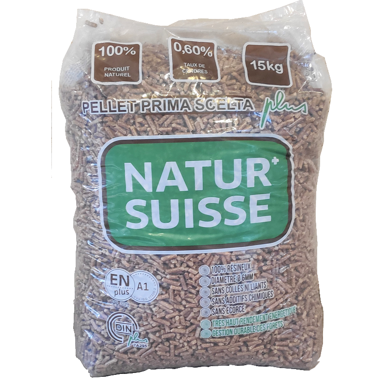 Holzpellets ENplus A1 / DINplus – Palette mit 70 Sack à 15 kg